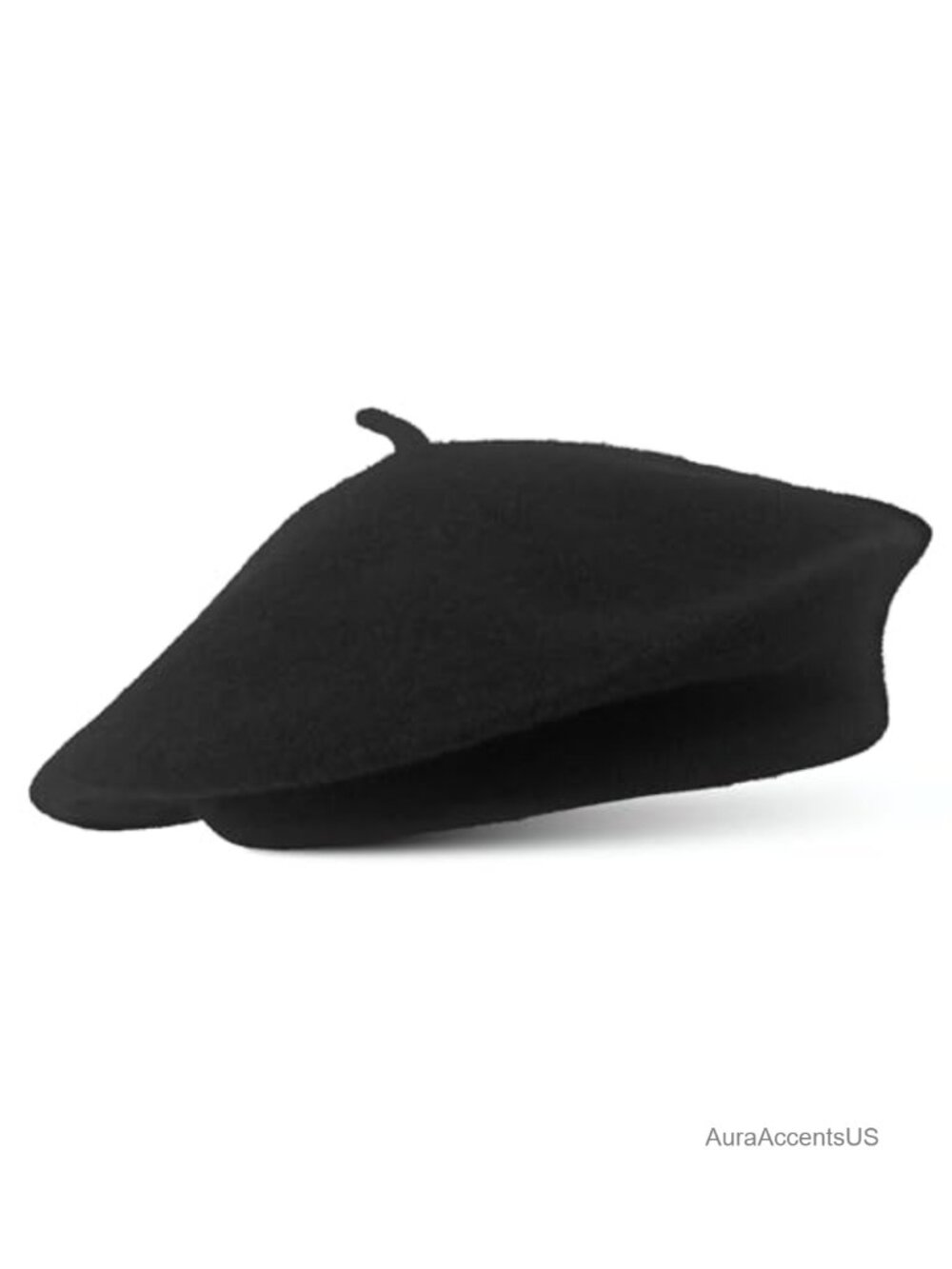 Wool Blend French Beret Hat Lightweight Stretchable One Size
